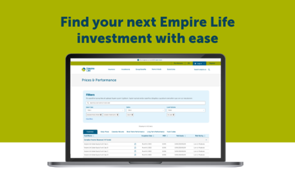 Find your next Empire Life investment with ease